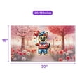 thumbnail image 5 of Happy Valentine’s Day Adorable German Shepherd Puppy Holding Heart Balloon Doormat Alsatian Dog Lover Gifts Indoor Outdoor Welcome Mat - 00030, 5 of 5