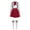 Type A Burgundy, variant on Alvivi Kids Schoolgirls Uniform Outfits Shirt Tops with Suspender Skirt Bowtie Socks Cosplay Costume Set Type A Burgundy 3-4