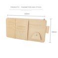 thumbnail image 4 of SUNSIOM Car Sun Visor Organizer, Card Holder Zipper Organizer Storage Pouch, 4 of 9