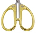 thumbnail image 4 of JubileeYarn Fine Cut Sharp Point Embroidery Scissors Set with 2 Thread Cutter Snips - Gold - 3 Sets, 4 of 6