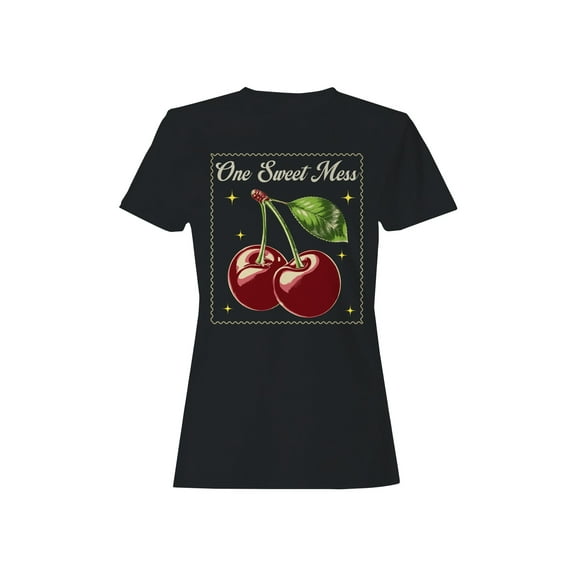 Sweet Cherry Retro Design Women's T-shirt