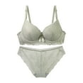 thumbnail image 1 of HongQid Womens Wired Bras Matching Bra And Panty Set Comfortable Push Up Bra Underwire Bra Full Support Lift Bralette Everyday Seamless Bras, 1 of 6
