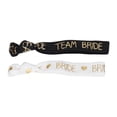 thumbnail image 2 of Bride Hair Ties, Fine Workmanship Portability Hair Ties  For Bachelor Party Decoration For Wedding Decoration Black White HM2242301, 2 of 8