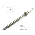thumbnail image 7 of BE-TOOL Original Replacement Solder Tip for TS100 Digital LCD Soldering Iron, 105mm Length Soldering Iron Silver (TS-K), 7 of 7