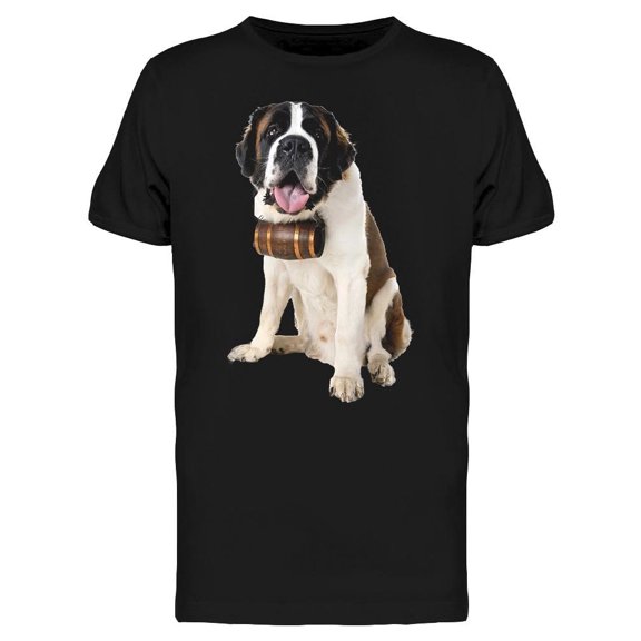 St. Bernard Carries Barrel Tee Men's -Image by Shutterstock