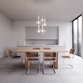 thumbnail image 6 of Sonneman 3765.35 Bubbles 5 Light 26" Wide Multi Light Pendant - Nickel, 6 of 7