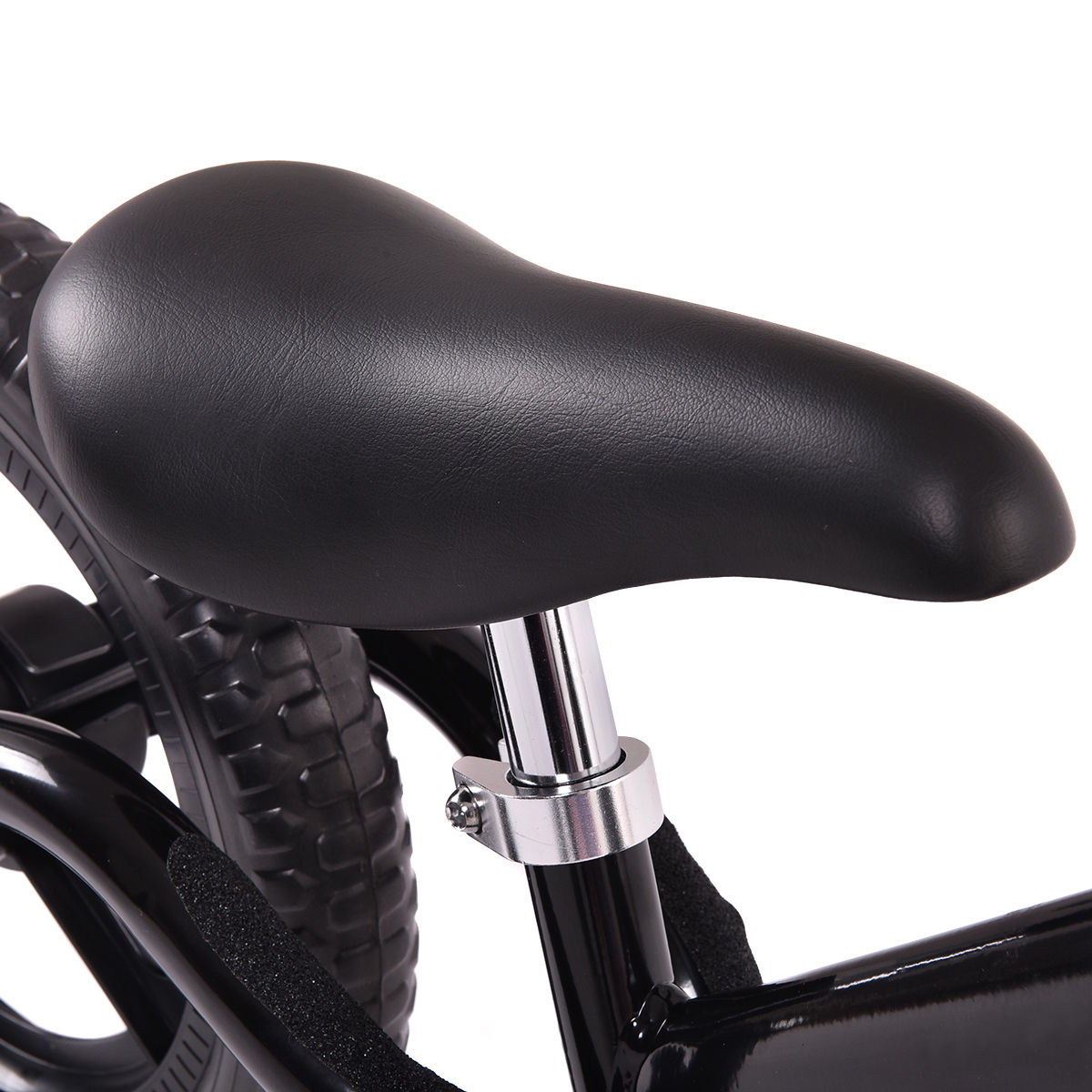 Goplus 12'' Balance Bike Classic Kids No-Pedal Learn To Ride Pre Bike w/ Adjustable Seat, Black - image 5 of 8