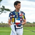 thumbnail image 3 of Fotbe The Map Of United States Camiseta Polo de Golf para Hombre con Estampado – Camisa Deportiva Transpirable con Cuello Abotonado-XX-Large, 3 of 6
