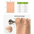thumbnail image 6 of Peach Fuzz Tie Up Curtains for Kitchen Bathroom Bedroom Windows 45 Inch Length,Pure Peach Tone Solid Color Simple Minimalism Art Balloon Drape Curtains Shade Rod Pocket Drapery Curtain Panel,42"x54", 6 of 7