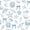 Blue White 1, variant on Manfei Sketch Seashell Bow Full Size Comforter Sets,Starfish Coral Ocean Bedding Comforter Set,Colorful Stars Reversible,3-Piece,1 Comforter and 2 Pillowcases