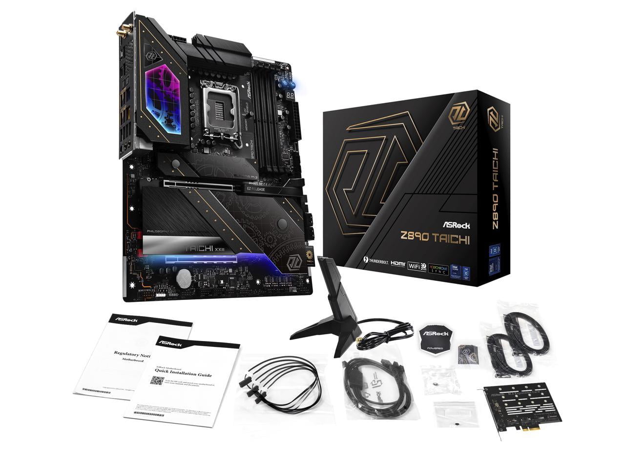 ASRock Z890 Taichi LGA 1851 Intel Z890 SATA 6Gb/s ATX Motherboard