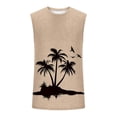 thumbnail image 5 of BRGZLK Mens Tank Top Summer Pullover Casual Beach Tropical Hawaiian Sleeveless T-Shirt Print Workout Muscle Gym Sports Round Neck Tees, 5 of 6