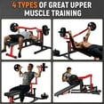 thumbnail image 3 of Ourlova Chest Press Machine Home Gym, 450LBS Max, Independent Arms, Adjustable Bench Press, 30° Incline, 3 of 6