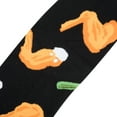 thumbnail image 3 of Cool Socks Novelty Crew Socks Men's Women's, Buffalo Wings, Graphic Print, Large, 3 of 5