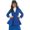 thumbnail image 3 of Fun Shack Womens Blue Old Fashioned Lady Costume Movie Film Nanny Teacher Dress Halloween Blue S, 3 of 5
