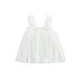 thumbnail image 1 of xiaxaixu Robe en Tulle pour Fille, Robe d'Été Sans Manches Plissée Unie pour Fête et Spectacle, 1 of 9