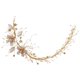 thumbnail image 1 of Crystal Rhinestones Beads Wedding Hair Vine diadema nupcial accesorios para el cabello Sunnimix Boda nupcial diadema, 1 of 8
