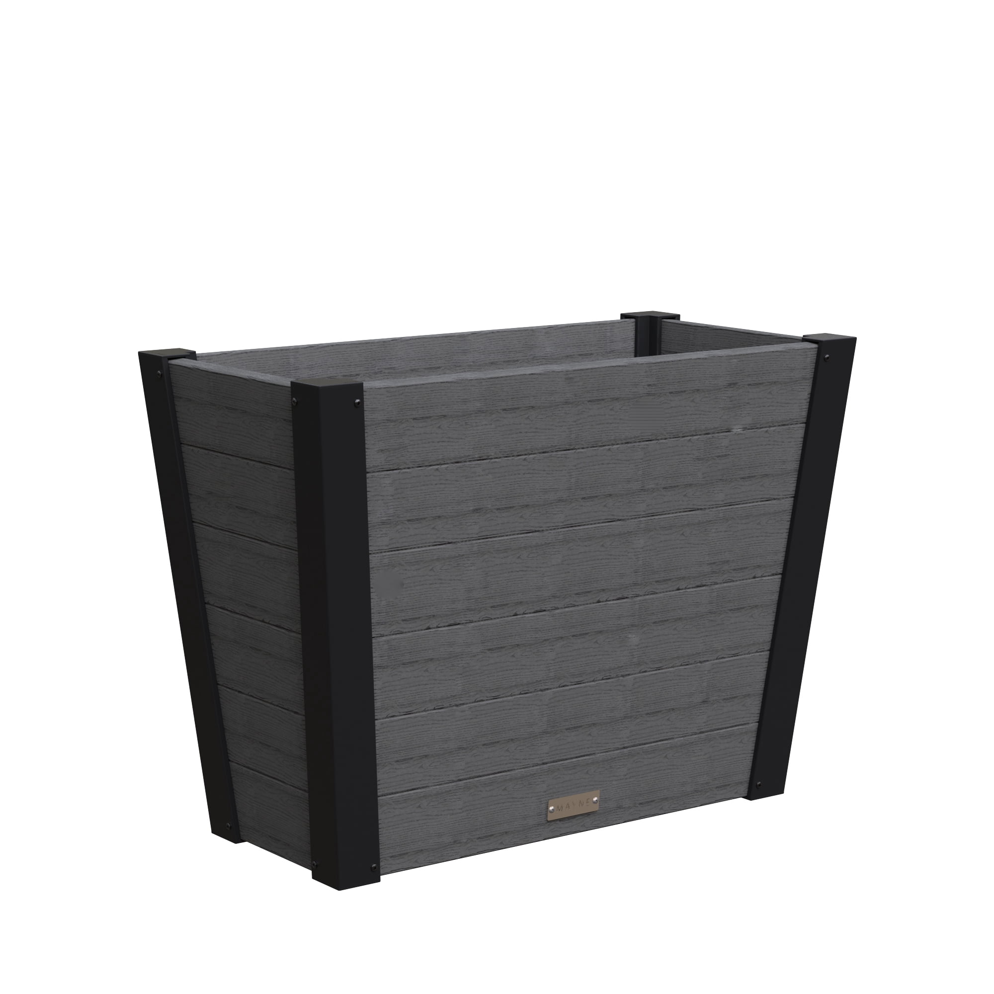 Horizon 30in Long Tapered Planter - Charcoal