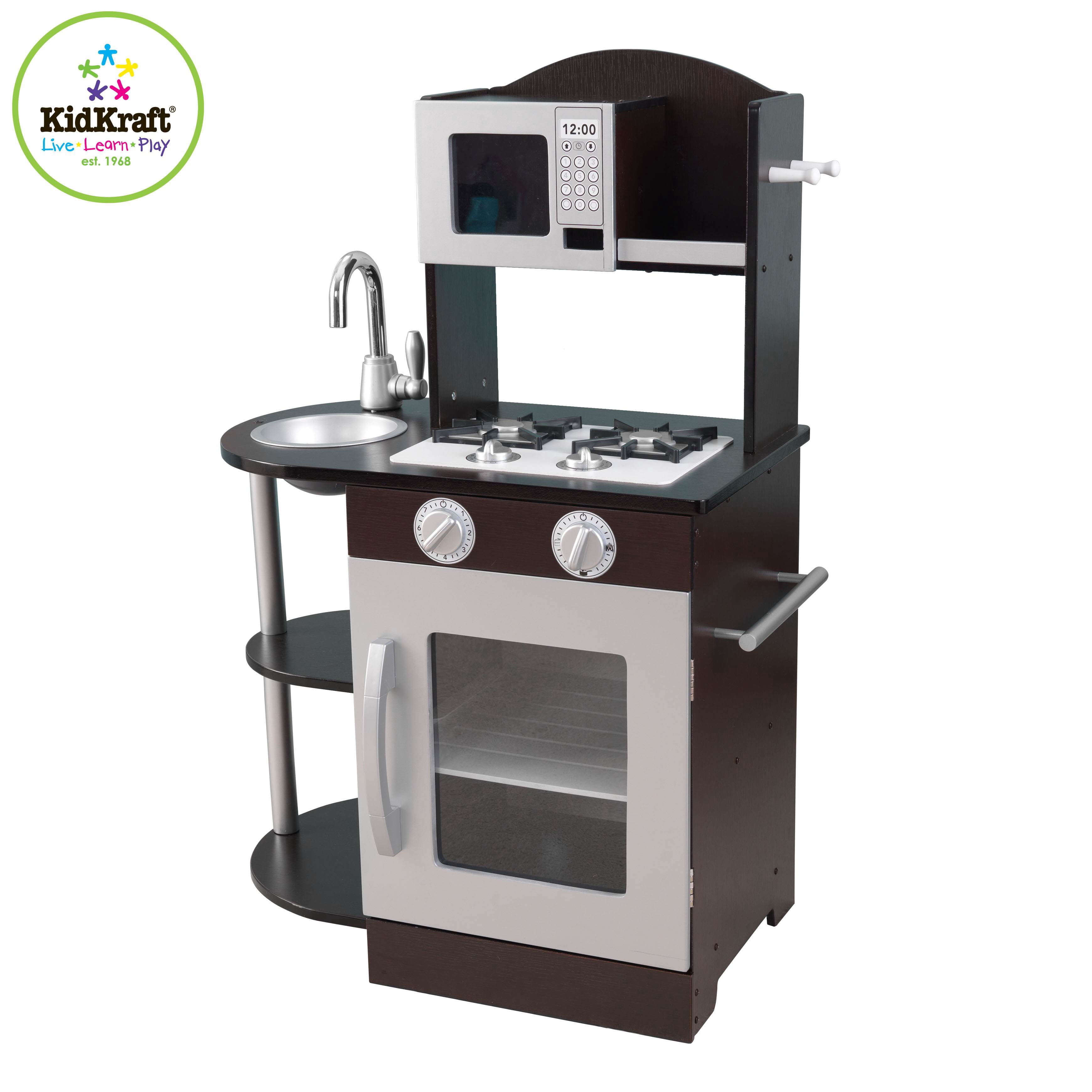 kidkraft modern espresso kitchen