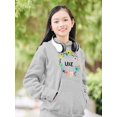 thumbnail image 2 of Love Wreath Hoodie Juniors -Image by Shutterstock,  Small, 2 of 4