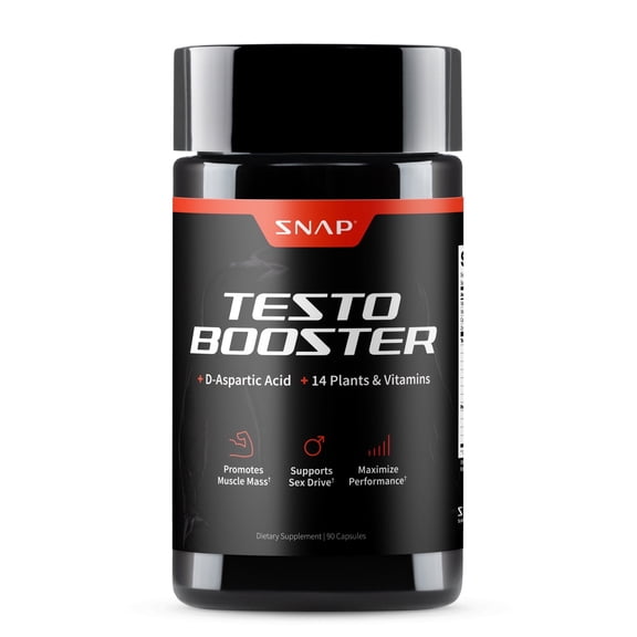 Snap Supplements Testo Energy, Stamina & Strength - 90 Capsules