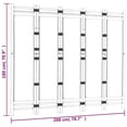 thumbnail image 4 of vidaXL Folding 5-Panel Room Divider 200 cm Bamboo and Canvas, 4 of 5