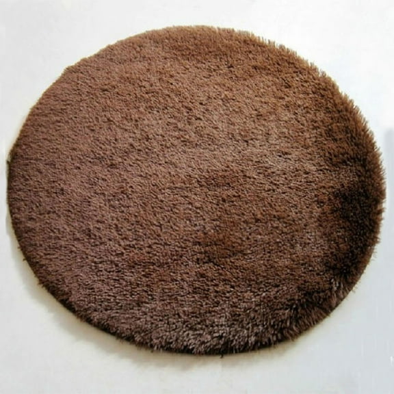 NK 4X4FT Round Ultra Soft Indoor Morden Rugs Fashion Shaggy carpets Kids Play Mat and Yoga Mat