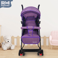 thumbnail image 4 of Carriola de Paseo Plegable con Toldo y Respaldo Reclinable purpura Grande, 4 of 6