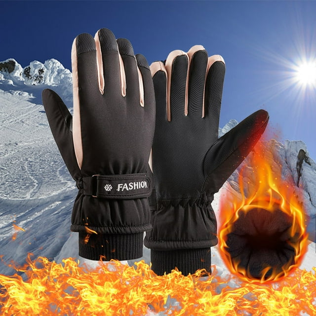 Économies d'Été! Gants d'Hiver pour Conduite, Cyclisme, Course, Ski et Randonnée, Gants Imperméables Coupe-Vent et Chauds, Équipement pour Temps Froid pour Hommes et Femmes, Parfaits Cadeaux d'Hiver