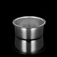 thumbnail image 5 of Ludlz Stainless Steel Coffee Filter, Double Cup Coffee 51mm Single Wall non-pressurized Porous Filter Basket Coffee Machine Filter Cup Bowl for Delonghi EC5 EC7 EC9, 5 of 7