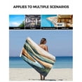 thumbnail image 5 of Colorful Abstract Art Towel Set of 3, Soft Microfiber Bath Towels, Hand Towel, Washcloths, Mountain Modern Watercolor Quick-Dry Absorbent Towels for Bathroom Kitchen Hotel Beach Gym Spa, 5 of 7