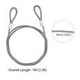 thumbnail image 2 of Uxcell Stainless Steel Cable, 6 Pack Coated 5/32" Wire Rope for Deck Railing 3.3ft, 2 of 4