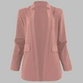 thumbnail image 4 of Work Blazers for Women Clearance Work Relaxed Fit Fall Fashion Casual 2024 Jackets Office Lightweight Button Front Blazer Sale Today's, 4 of 5