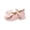 Pink, variant on Girls Pearl Strap Mary Jane Leather Shoes Big Bow Decor Soft Flat Shoes Kids Princess Single Shoes for Student Stage Performance