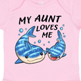 thumbnail image 4 of Inktastic My Aunt Loves Me Whale Shark Boys or Girls Baby Bodysuit, 4 of 5