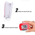thumbnail image 4 of LJNYFDC Digital Pedometer Digital Pedometer High Clearly Accurate Reading Sensitive Touch Button Electronic Large Screen Pedometer Running Use 1 Set, 4 of 6