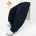 thumbnail image 6 of ZHANGDER Boys Sweatpants Teen Boys Baggy Barrel Pants Wide Leg Open Bottom Pants with Pockets Casual Streetwear, 6 of 6