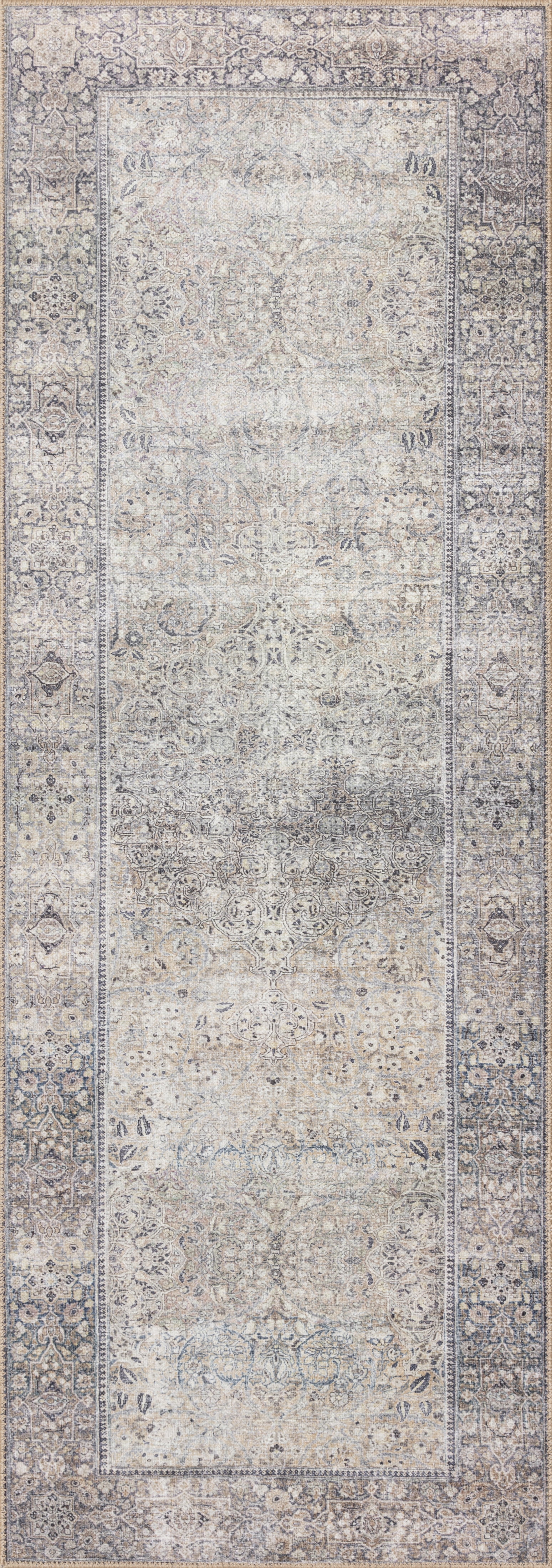 Loloi Wynter Silver / Charcoal 7'-6" x 9'-6" Area Rug