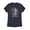 Navy Blue, variant on Women's Pocahontas Watercolor Wind  Graphic Tee Black Small