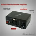 thumbnail image 4 of Dynamic Microphone Condenser Mic Amplifier M-20 Audio 48V Phantom Power Charging Black for Live Sound Card Speaker A, 4 of 7