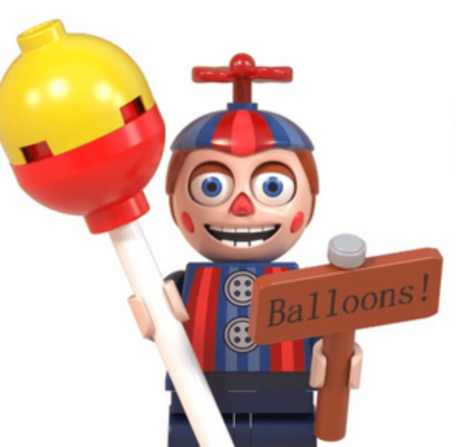 Harbrot Five Nights at Freddy's Action Figures, Halloween Series Five Nights at Freddy's Toys Children's Building Toys Sets 3D Kids Puzzles Halloween Decorations, Building Blocks for Kids Ages 4-8, C