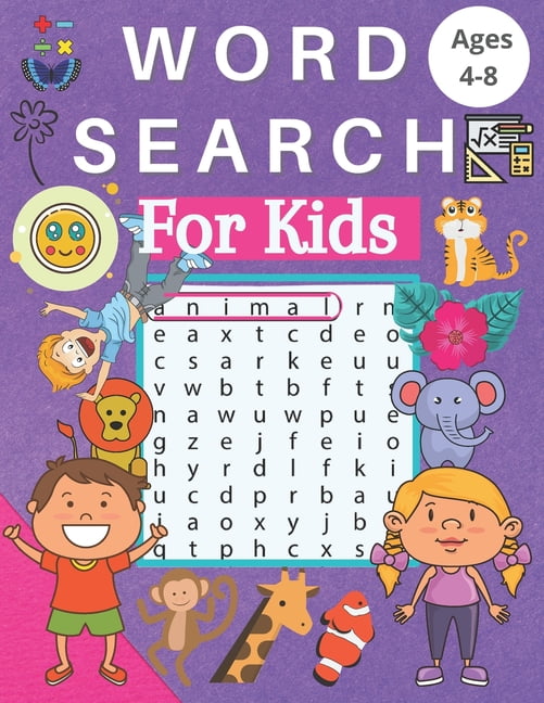 Word Search For Kids Ages 4-8 : activity books childrens puzzles ages 4 ...