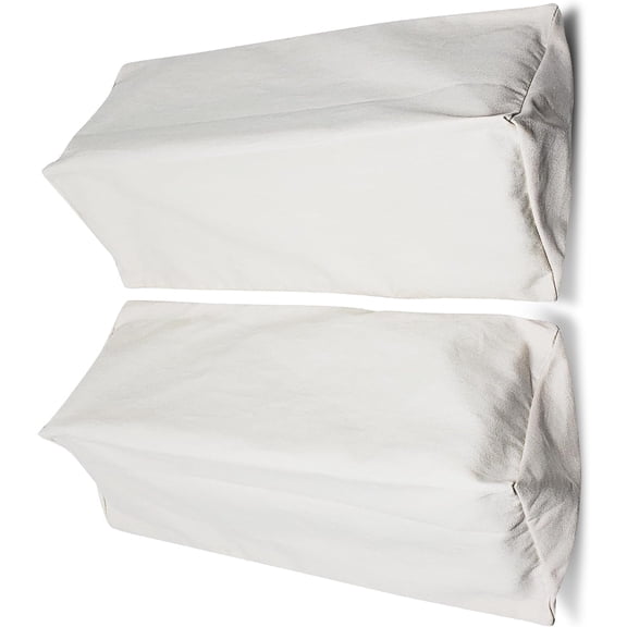 BellyBabyBreast Foam Asymmetrical Wedge Pillow, 5 in x 14 in, White