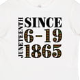 thumbnail image 4 of Inktastic Juneteenth Since 6-19-1865 Boys or Girls Baby T-Shirt, 4 of 5