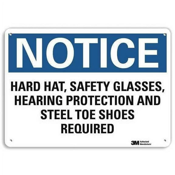 Lyle Notice Sign,10 inx14 in,Aluminum U5-1254-RA_14X10