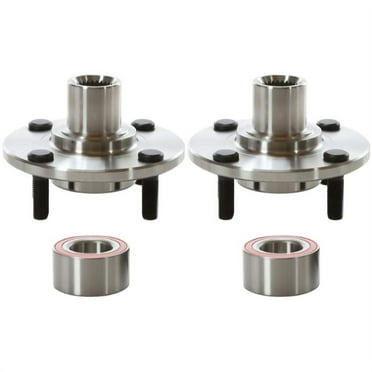 AutoShack Front Wheel Hub Bearing Pair of 2 Driver and Passenger Side Replacement for 2000-2011 Ford Focus 2.0L 2.3L FWD 4-Lug HB618512PR