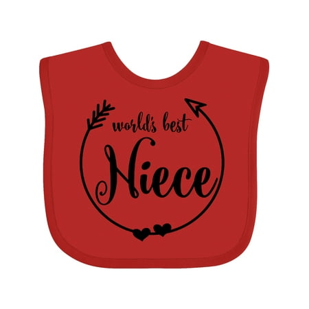 

Inktastic World s Best Niece Gift Baby Girl Bib