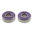 thumbnail image 2 of QccHieUs 8 Pack ABEC-9 Skateboard Bearing 8x22x7mm for Longboard/Inline/Hockey Roller 608 Purple, 2 of 9