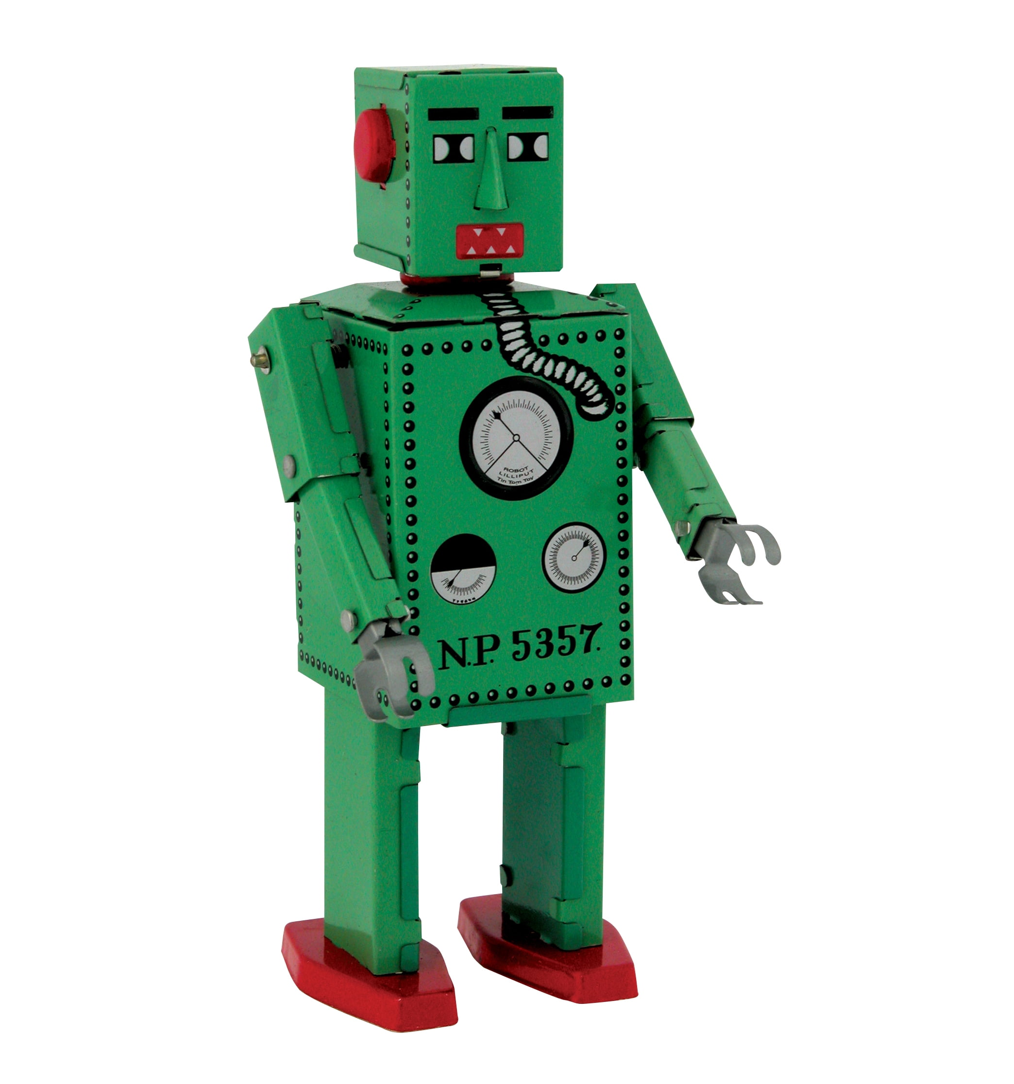 Robot Mécanique Tôle Schylling Robot-7 – Collectionneur, Marcheur à Clé