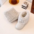 thumbnail image 3 of OGLCCG Boys Girls Snow Boots Suede Winter Warm Faux Fur Lined Slip On Outdoor Winter Shoes for Toddler/Little Kid/Big Kid Size 3-11, 3 of 7